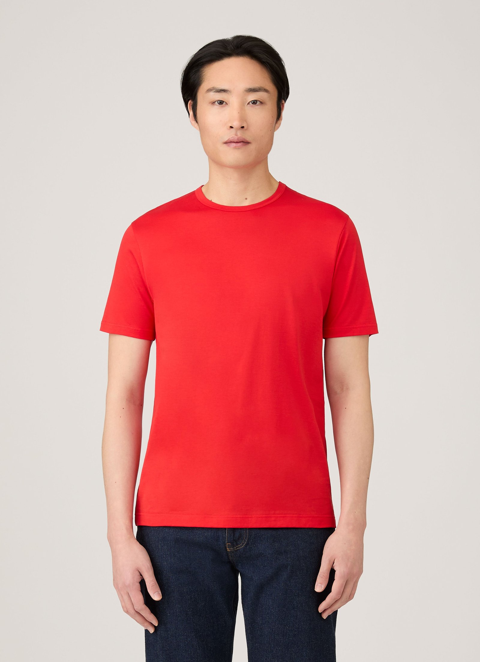 Men's Classic T-shirt in Bright Red - Image 2