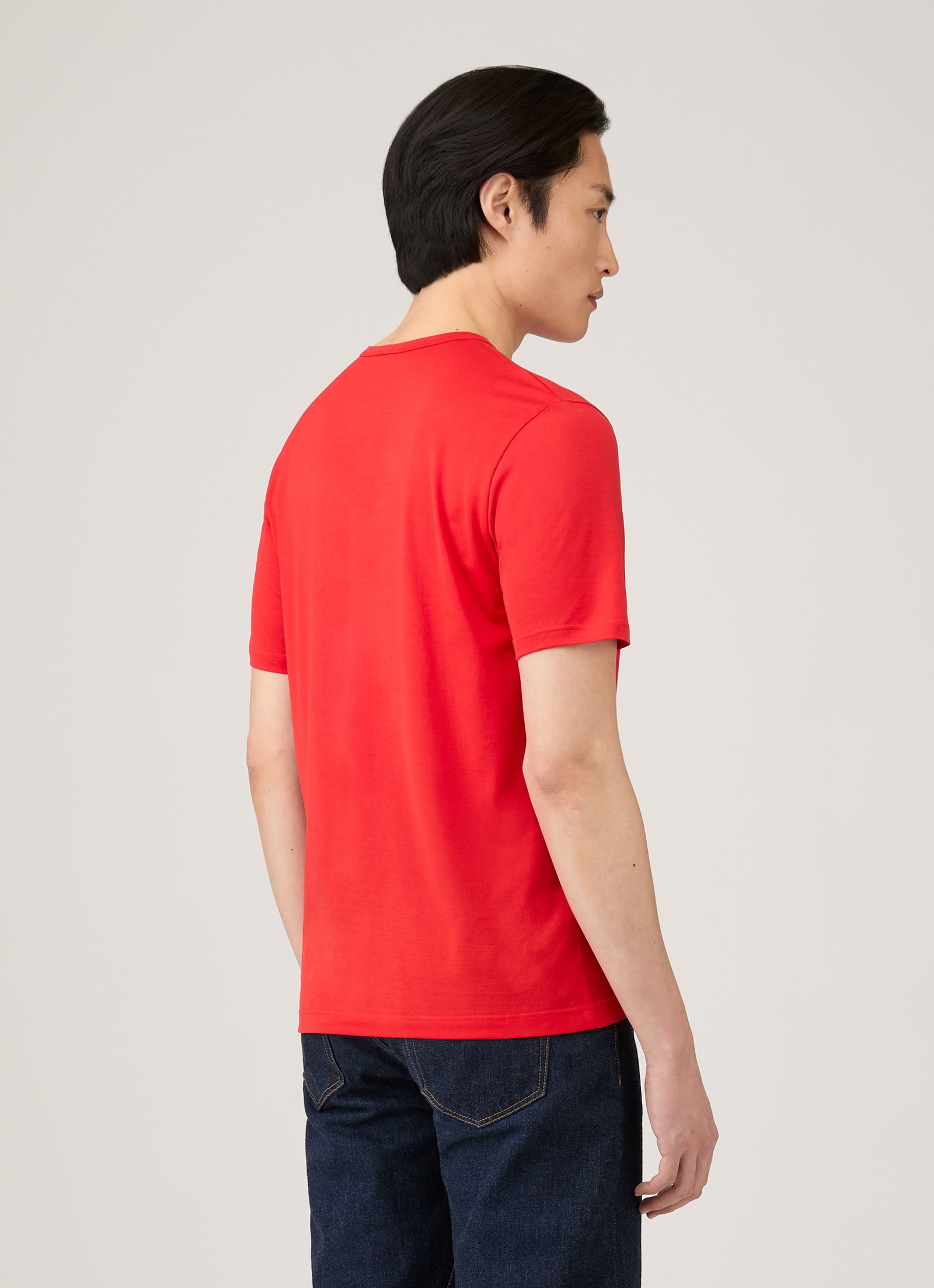 Men's Classic T-shirt in Bright Red - Image 5