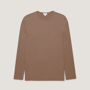 Men's Long Sleeve Classic T-shirt in Bark