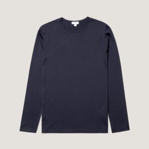 Men's Classic Long Sleeve T-shirt in Navy