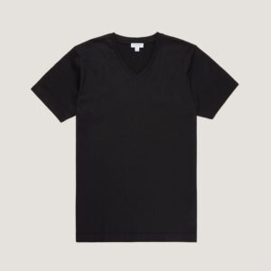 Men's Riviera V-neck T-shirt in Black