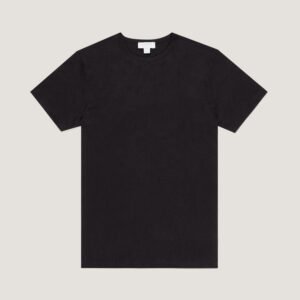 Men's Sea Island Cotton T-shirt in Black