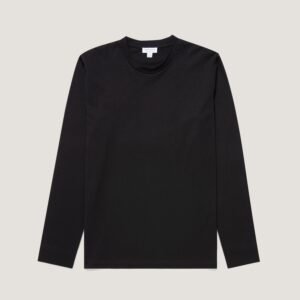 Men's Long Sleeve Riviera T-shirt in Black