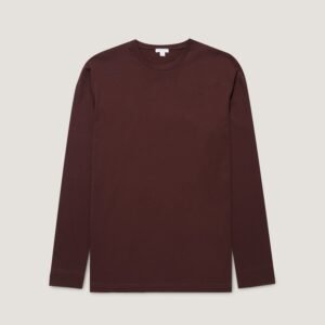 Men's Long Sleeve Riviera Midweight T-shirt in Bakelite