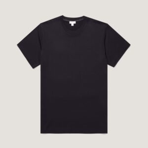 Men's Silk Cotton T-shirt in Black