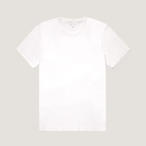 Men's Silk Cotton T-shirt in White