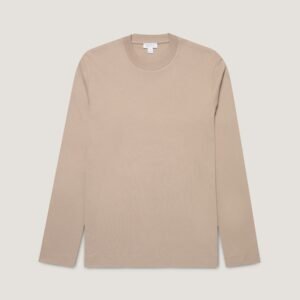 Men's Long Sleeve Heavyweight T-shirt in Mink