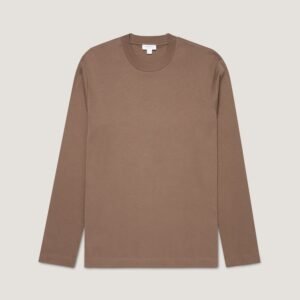 Men's Long Sleeve Heavyweight T-shirt in Bark