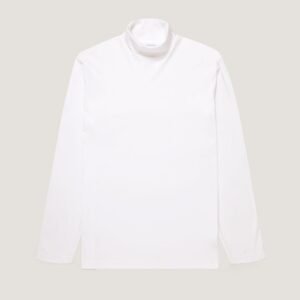 Men's Roll Neck Heavyweight T-shirt in White