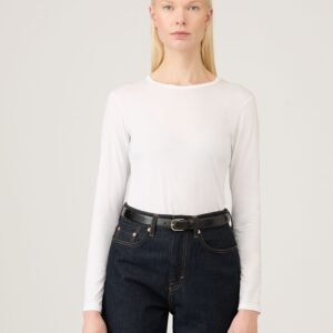 Women's Long Sleeve Classic T-shirt in White